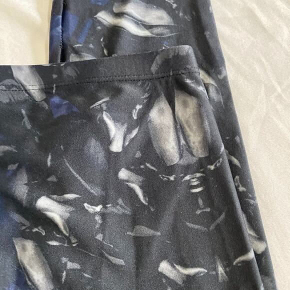 Allsaints Leggings Womens 6 Opium True Cobalt Blue and Black - Picture 9 of 11